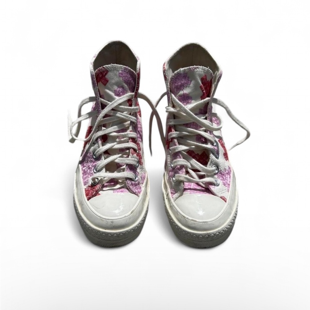 Converse Chuck 7 Hi Bright Embroidery Women's Shoes - Picture 2 of 5